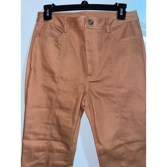 Cinq à Sept Shannon Flare Leg Pants size 4 NWT Chestnut Brown - Picture 2 of 11